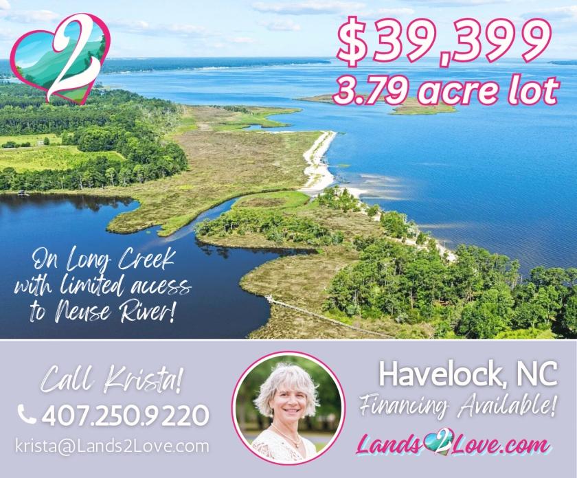 3.79 Acres for Sale in Havelock, North Carolina