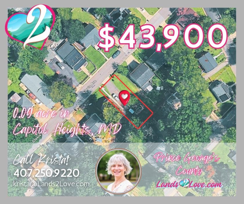 0.09 Acres for Sale in Capitol Heights, Maryland