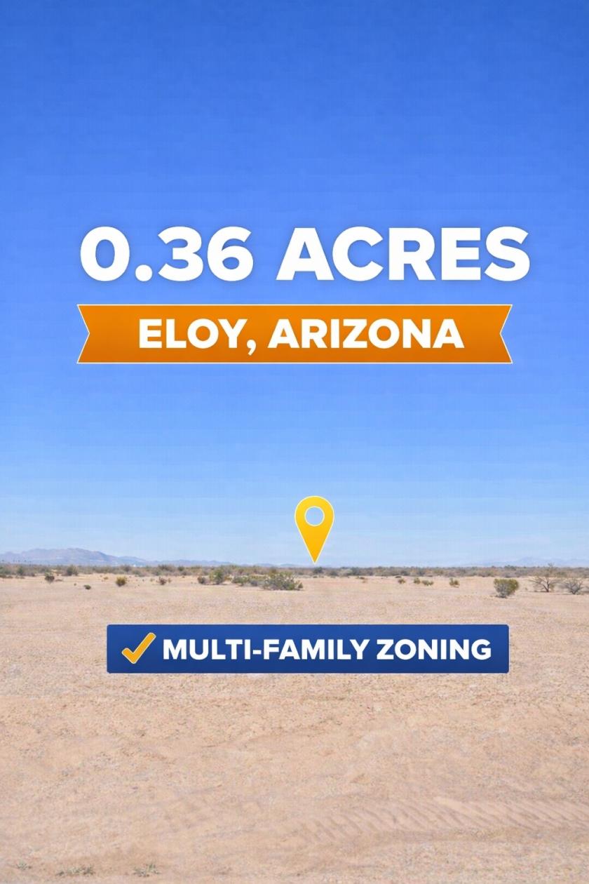 0.36 Acres for Sale in Eloy, Arizona