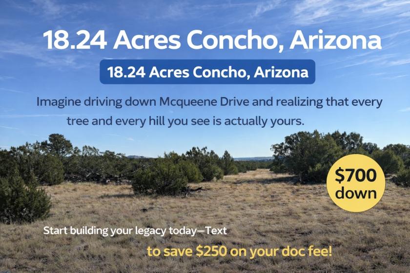 18.24 Acres for Sale in Concho, Arizona