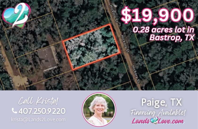 0.28 Acres for Sale in Paige, Texas