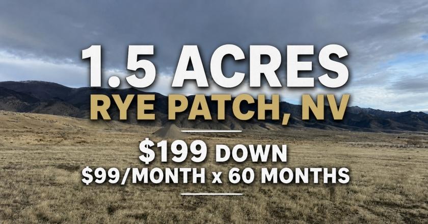 1.5 Acres for Sale in Lovelock / Winnemucca, Nevada