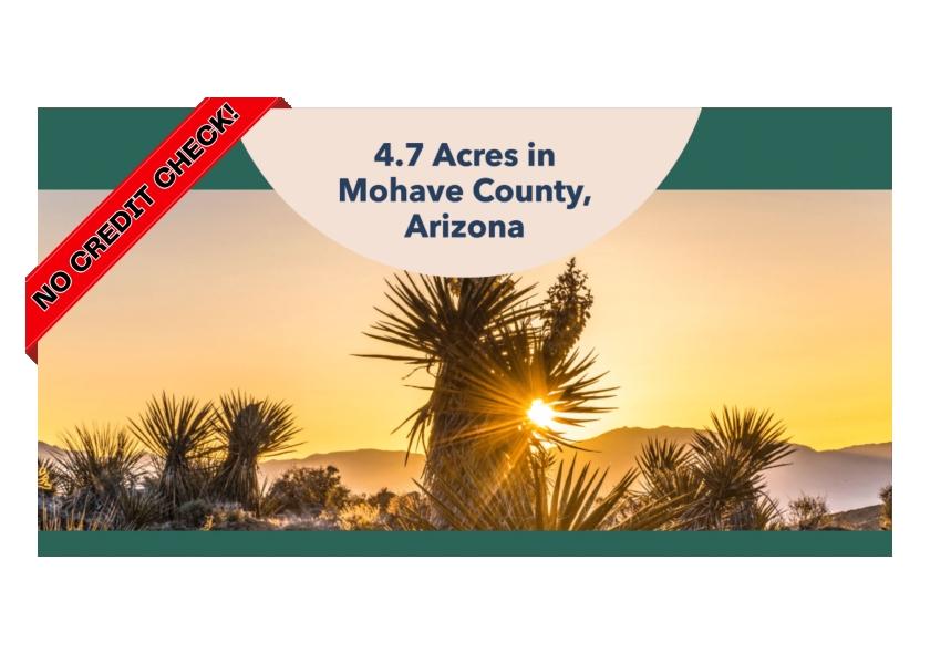 4.7 Acres for Sale in Yucca, Arizona