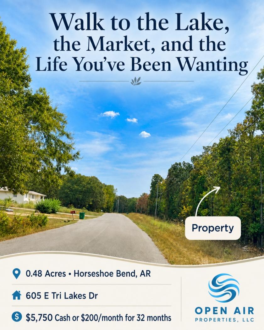 0.48 Acres for Sale in Horseshoe Bend, Arkansas