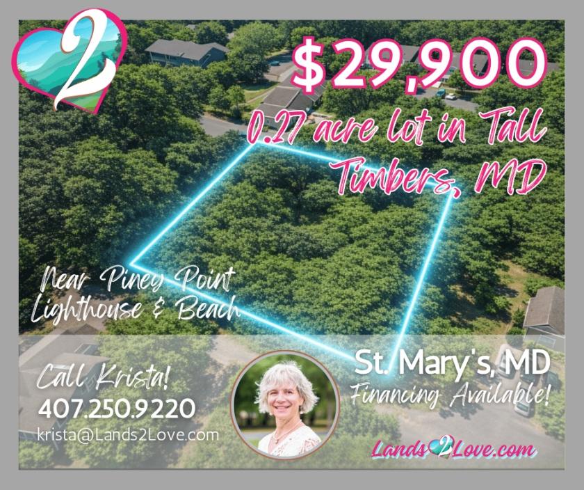 0.27 Acres for Sale in Piney Point, Maryland