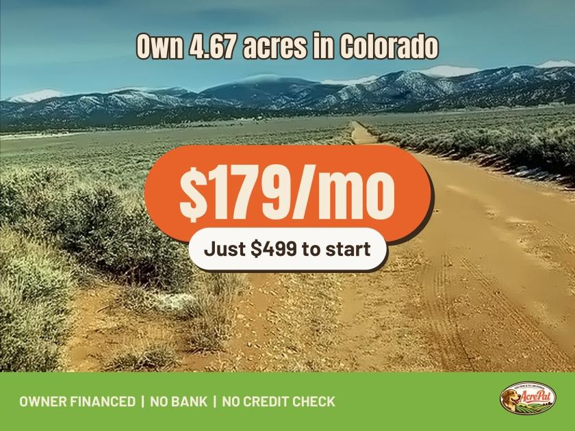 4.67 Acres for Sale in Fort Garland, Colorado