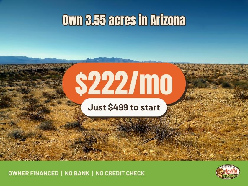 3.55 Acres for Sale in Golden Valley, Arizona