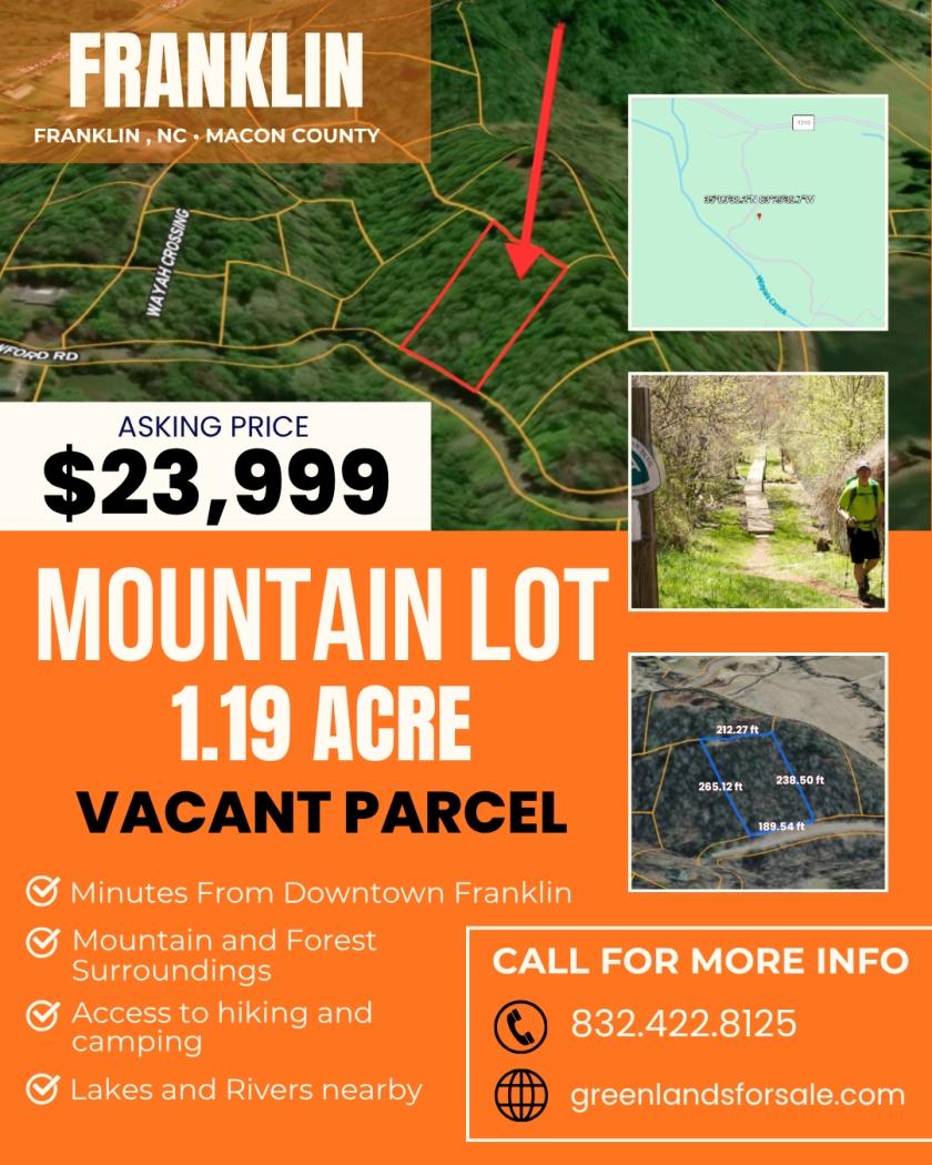 1.19 Acres for Sale in Franklin, North Carolina