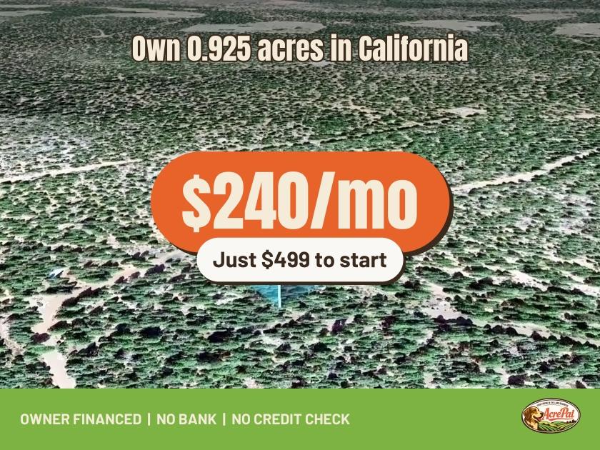 0.925 Acres for Sale in Alturas, California