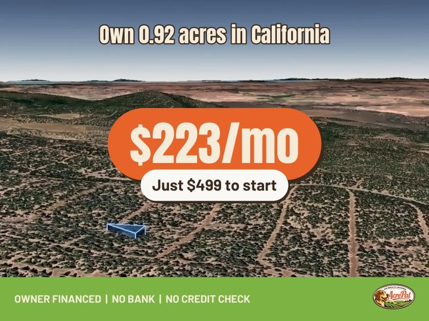 0.92 Acres for Sale in Alturas, California