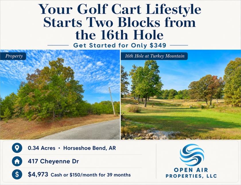 0.34 Acres for Sale in Horseshoe Bend, Arkansas
