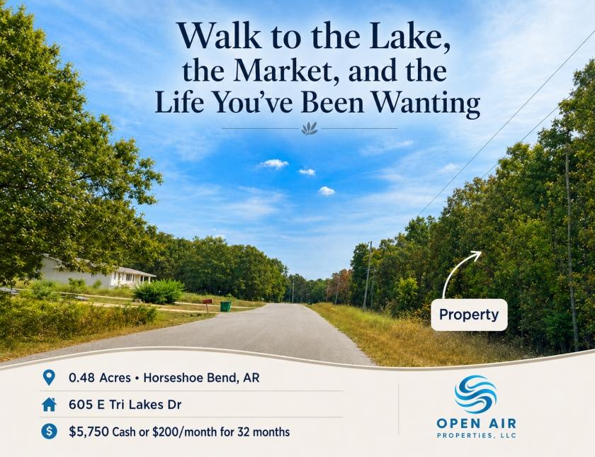 0.48 Acres for Sale in Horseshoe Bend, Arkansas