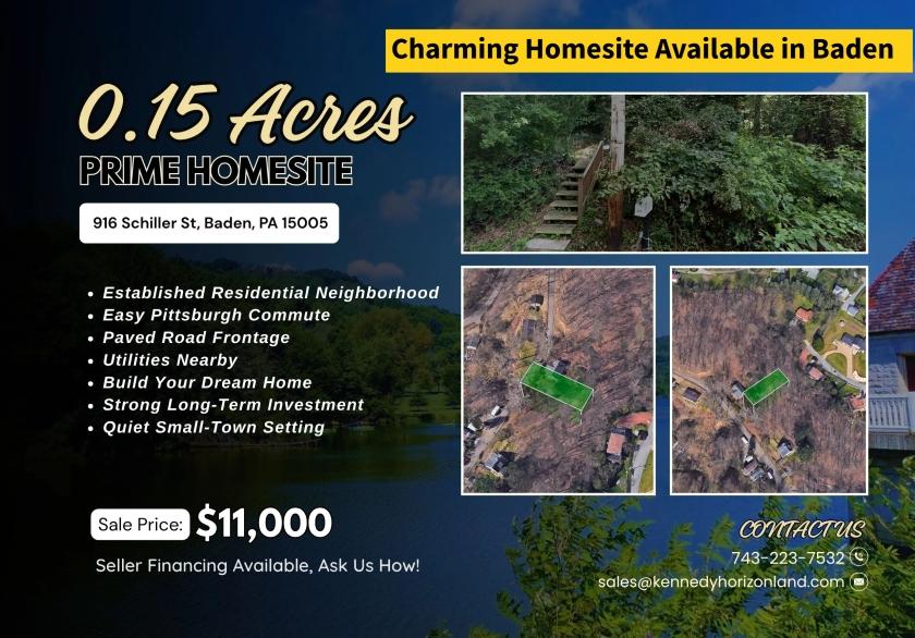 .15 Acres for Sale in Baden, Pennsylvania