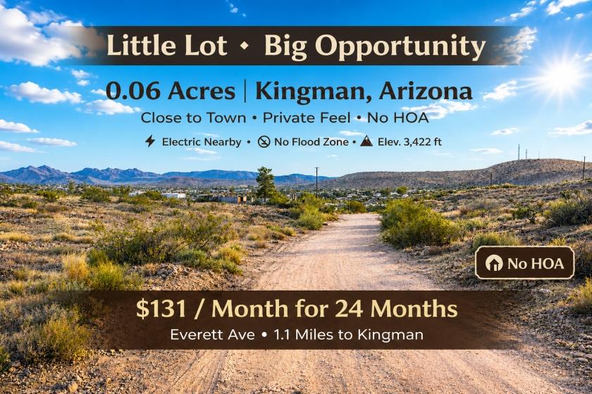 0.06 Acres for Sale in Kingman, Arizona