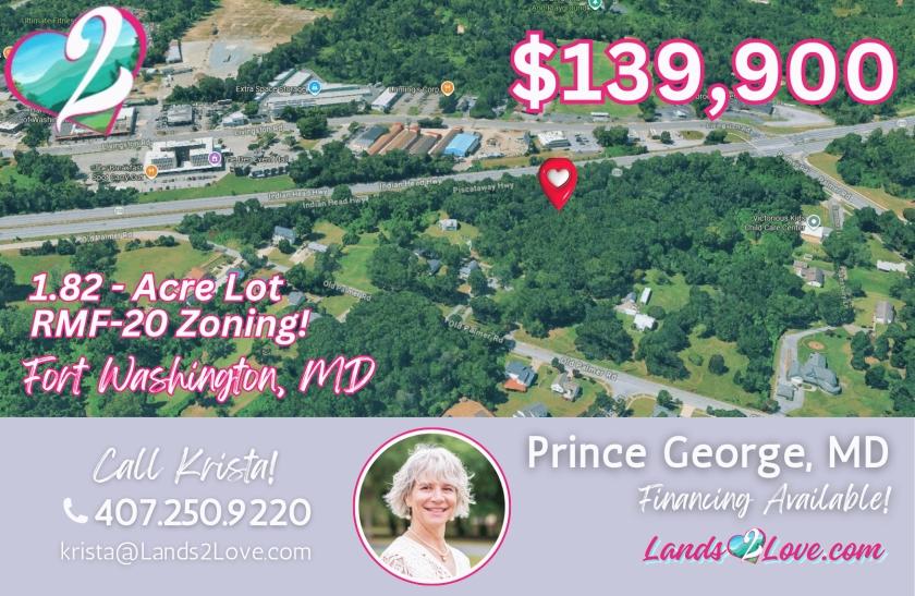 1.82 Acres for Sale in Fort Washington, Maryland