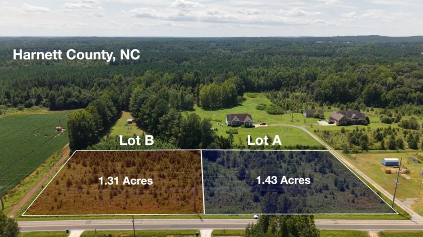 2.74 Acres for Sale in Lillington, North Carolina