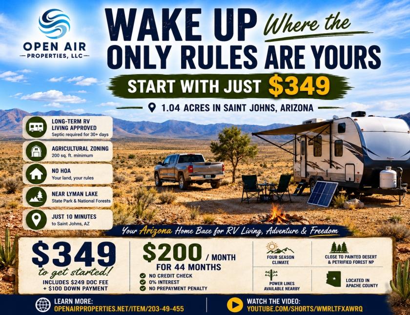 1.04 Acres for Sale in Saint Johns, Arizona