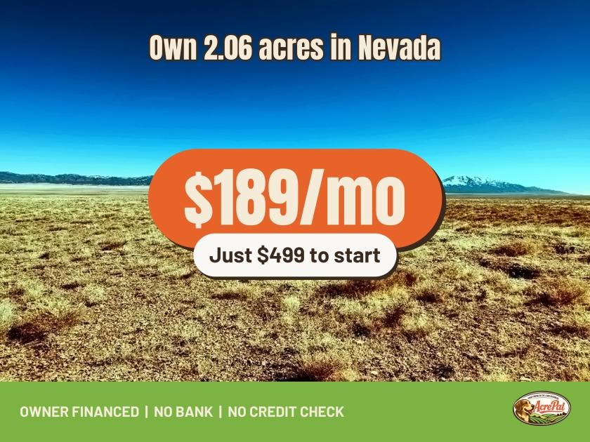 2.06-Acre Residential Land for Sale in Montello, NV - $249 | Owner Financing