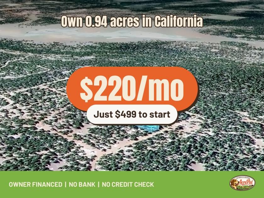 0.94-Acre Residential Land for Sale in Alturas, CA - $499 | Owner Financing