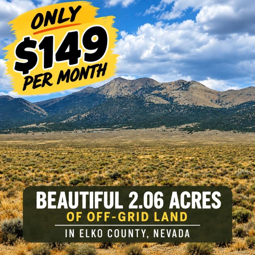 2.06 Acres for Sale in Montello, Nevada