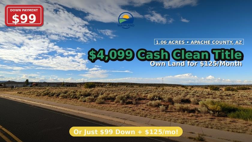 1.06 Acres for Sale in Sanders, Arizona