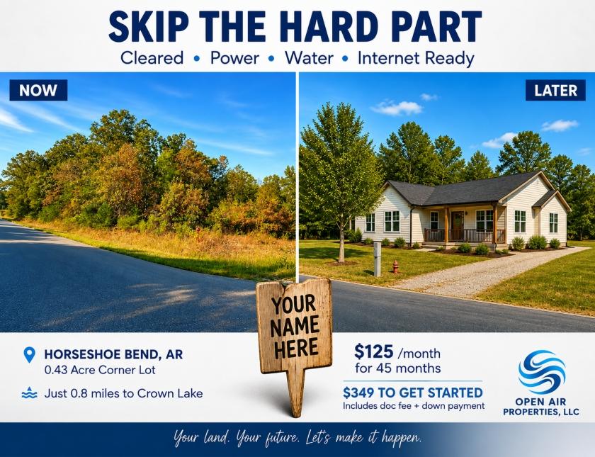 0.43 Acres for Sale in Horseshoe Bend, Arkansas