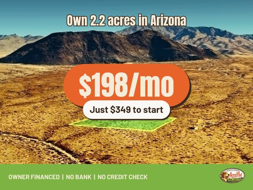 2.22 Acres for Sale in Yucca, Arizona