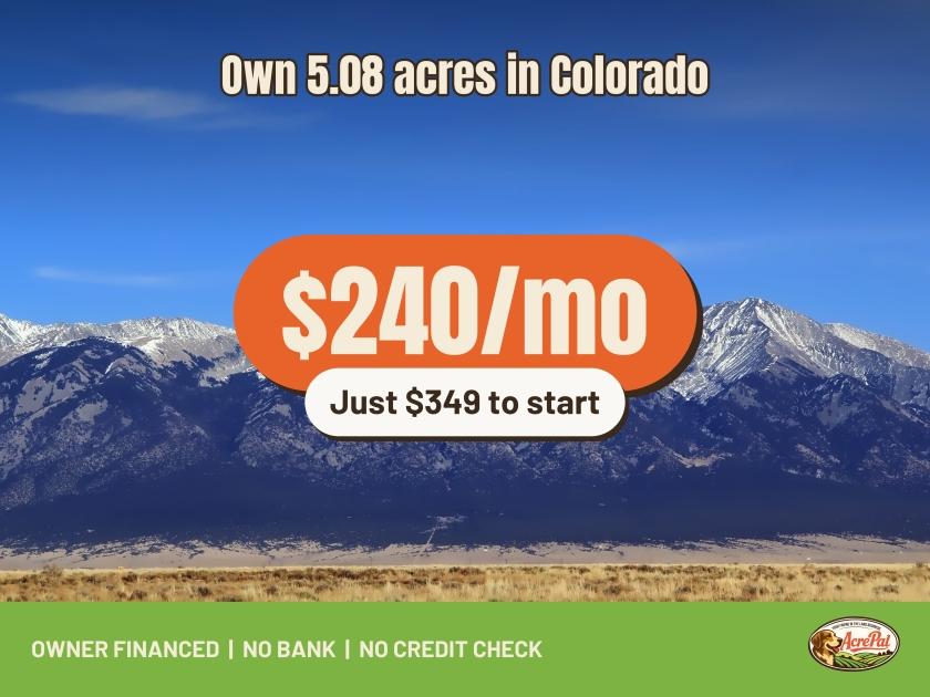 5.08 Acres for Sale in Blanca, Colorado