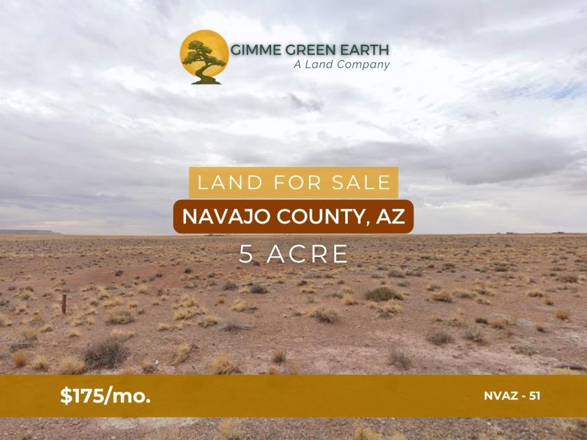 5-Acre Agricultural Land for Sale in Winslow, AZ - $7,900