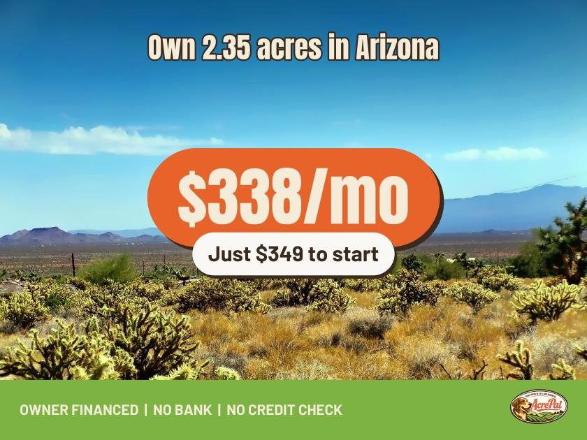 2.35 Acres for Sale in Yucca, Arizona