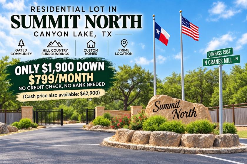 0.53 Acres for Sale in Canyon Lake, Texas