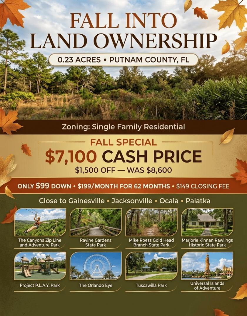 0.23 Acres for Sale in Interlachen, Florida