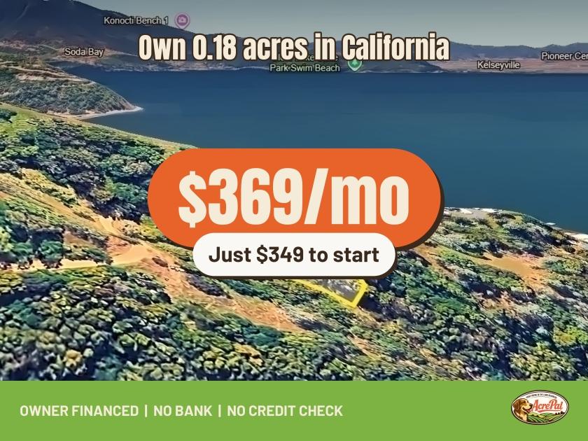 0.18 Acres for Sale in Lucerne, California