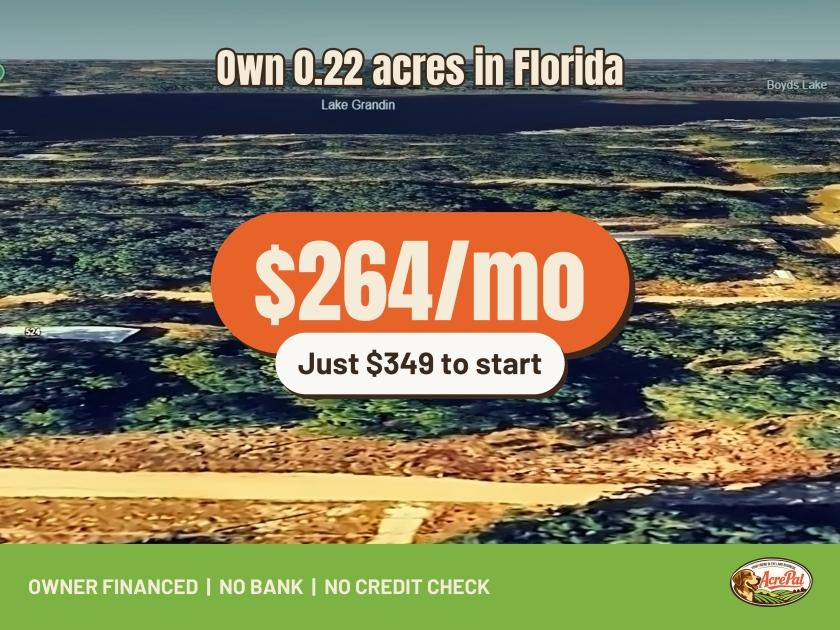 0.22-Acre Residential Land for Sale in Interlachen, FL - $99 | Owner Financing