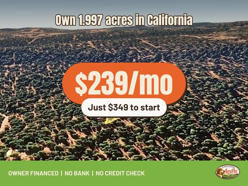 1.997 Acres for Sale in Alturas, California