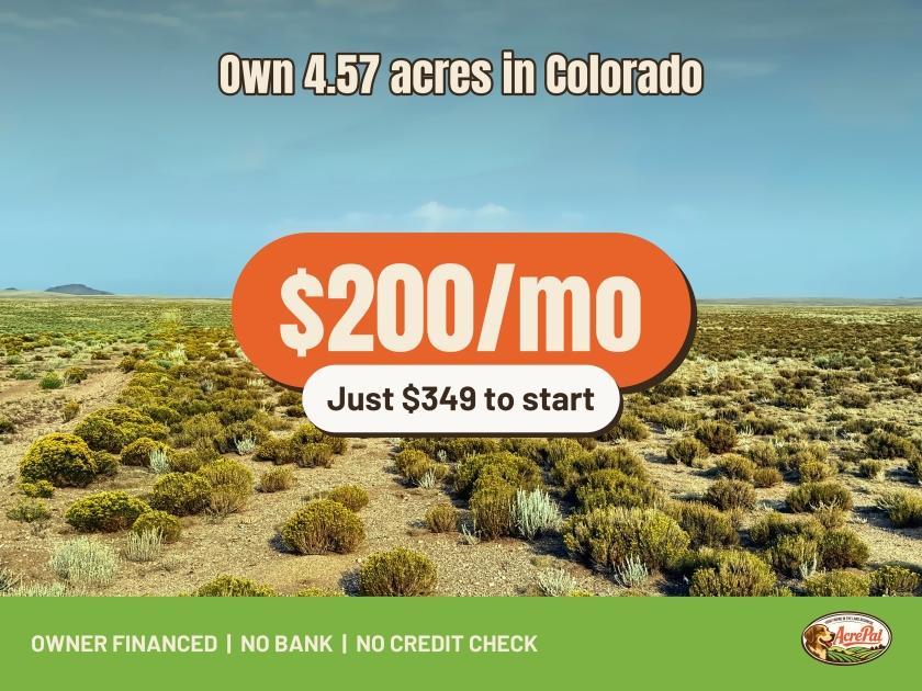 4.57 Acres for Sale in Blanca, Colorado